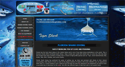 Desktop Screenshot of floridasharkdiving.com